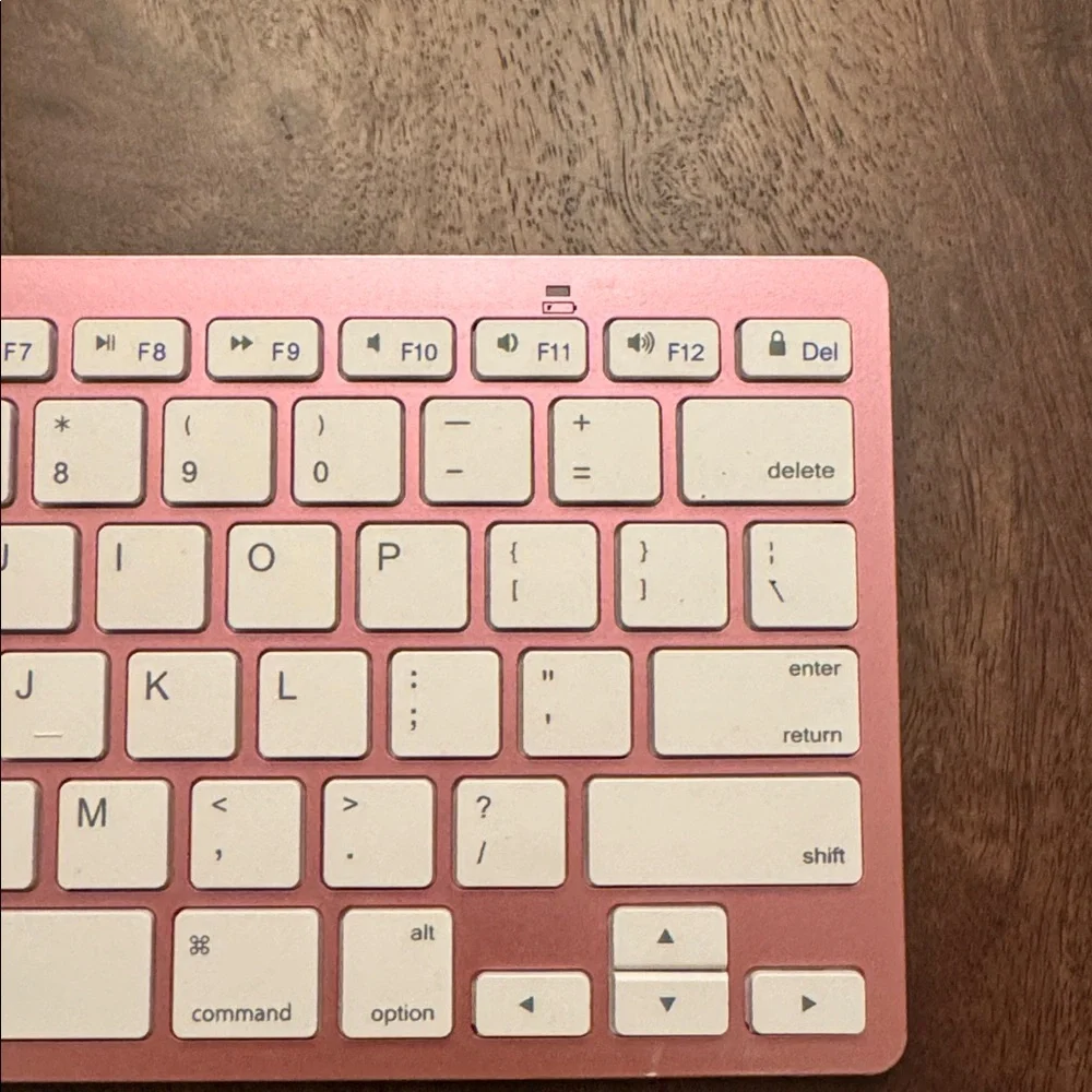 Pink Wireless Keyboard